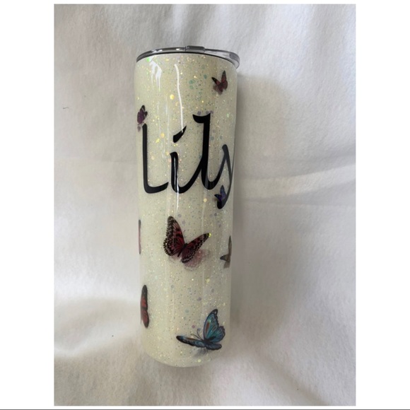 Multi color Butterflies Custom 30oz Hot/Cold Cup - Picture 10 of 10